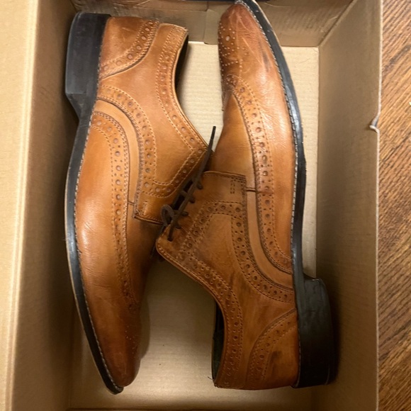 Nunn Bush Cognac Men's Oxfords - Picture 1 of 5